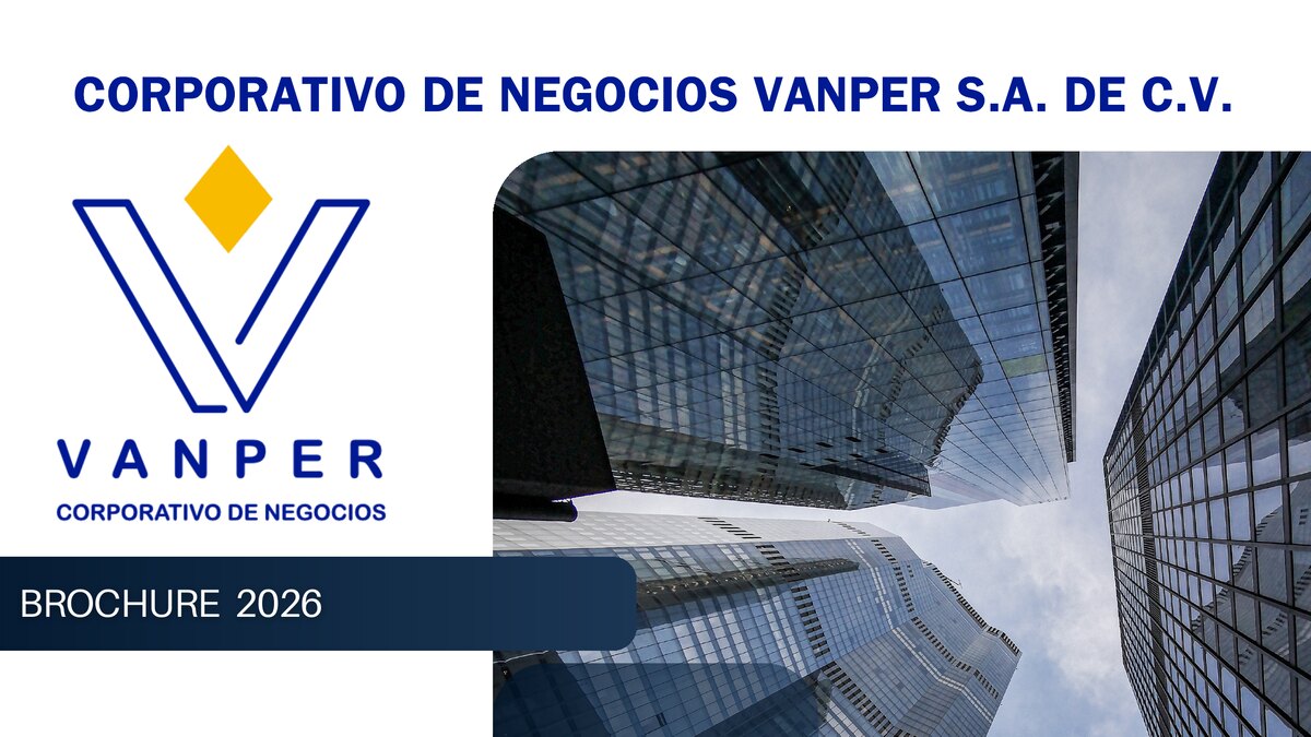 Portada del brochure 2026 de Vanper